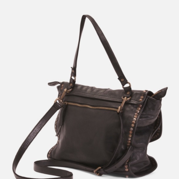 Platania Made in Italy Genuine leather Crossbody Tote - Picture 2 of 11